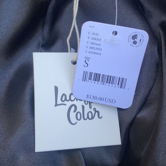 Free People X Lack of Color Melodic Felt Black Fedora Size S - Picture 6 of 6